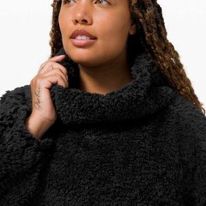 Lululemon Warm Restore Sherpa Pullover Black XS/S